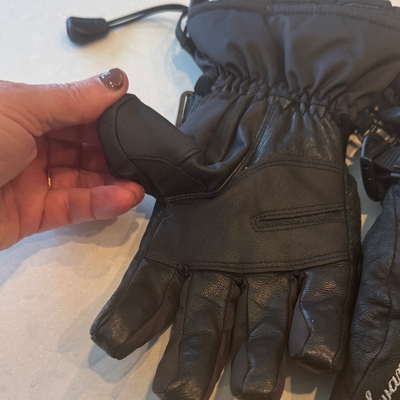 Arctix Women's Black Winter Gloves leather plus triplex excellent condition - Picture 5 of 8